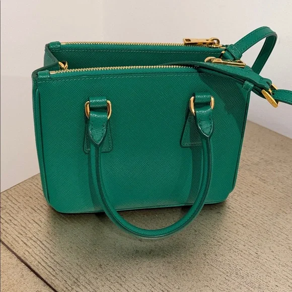 Prada Emerald Green Mini Bag - Picture 3 of 4